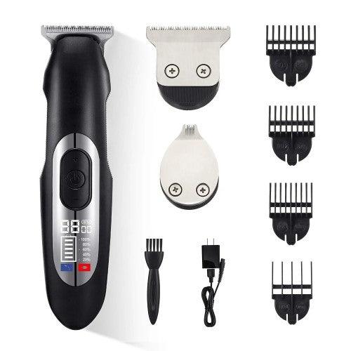 Men's Professional Hair Clipper with LCD Display , 4 Length Combs, Cordless Rechargeable Hair Trimmer - 618A - Toytexx Men's Professional Hair Clipper with LCD Display , 4 Length Combs, Cordless Rechargeable Hair Trimmer - 618A - Toytexx